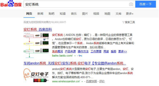安灯系统关键词优化seo优化案例
